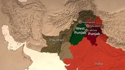 West and East Pakistan