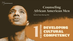 Counseling African American Men, Volume 1: Developing Cultural Competency