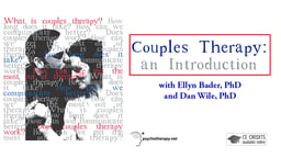 Couples Therapy: An Introduction - With Ellyn Bader & Dan Wile
