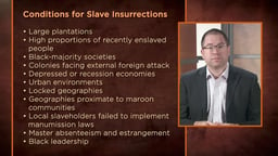 Slave Insurrections in the 18th Century