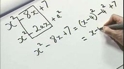 Completing the Square (max, min)
