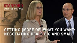 Getting (More of) What You Want - Negotiating Deals Big and Small