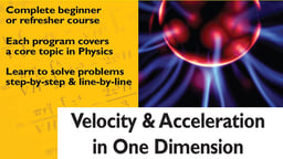 Velocity and Acceleration In One Dimension