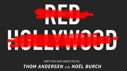 Red Hollywood - Films Made by Victims of the Hollywood Blacklist