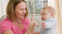 Baby Talk, Sign Language, and Speech