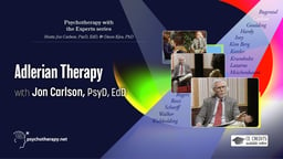 Adlerian Therapy - With Jon Carlson