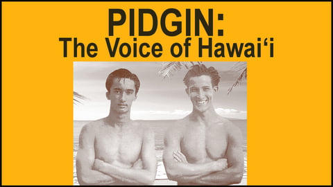 Pidgin: The Voice of Hawai'i