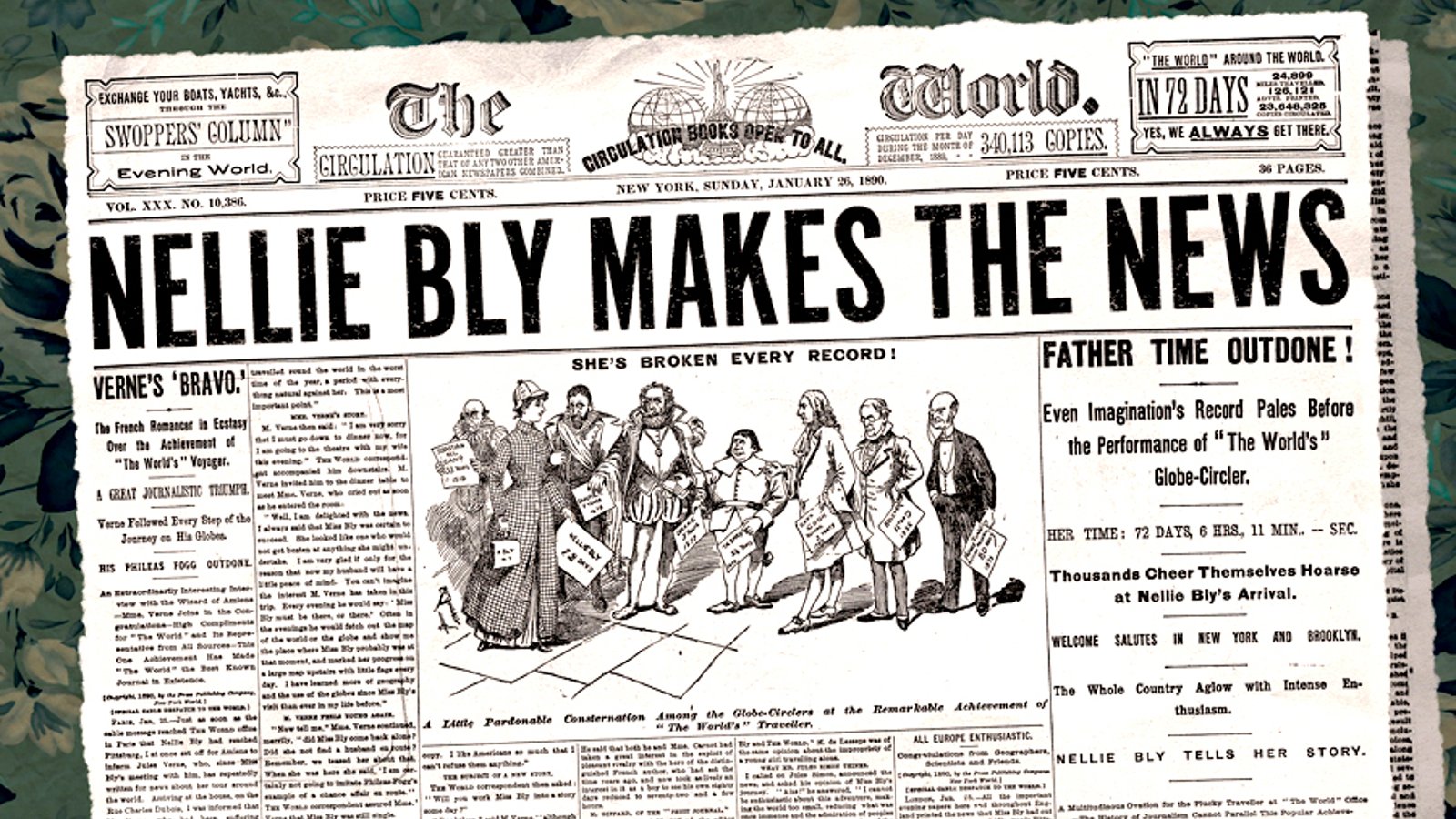Nellie Bly Makes the News - A Legendary Investigative Reporter