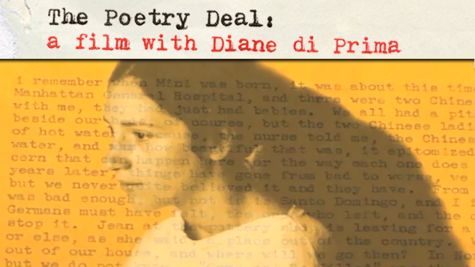 The Poetry Deal - A Portrait of Poet Diane di Prima