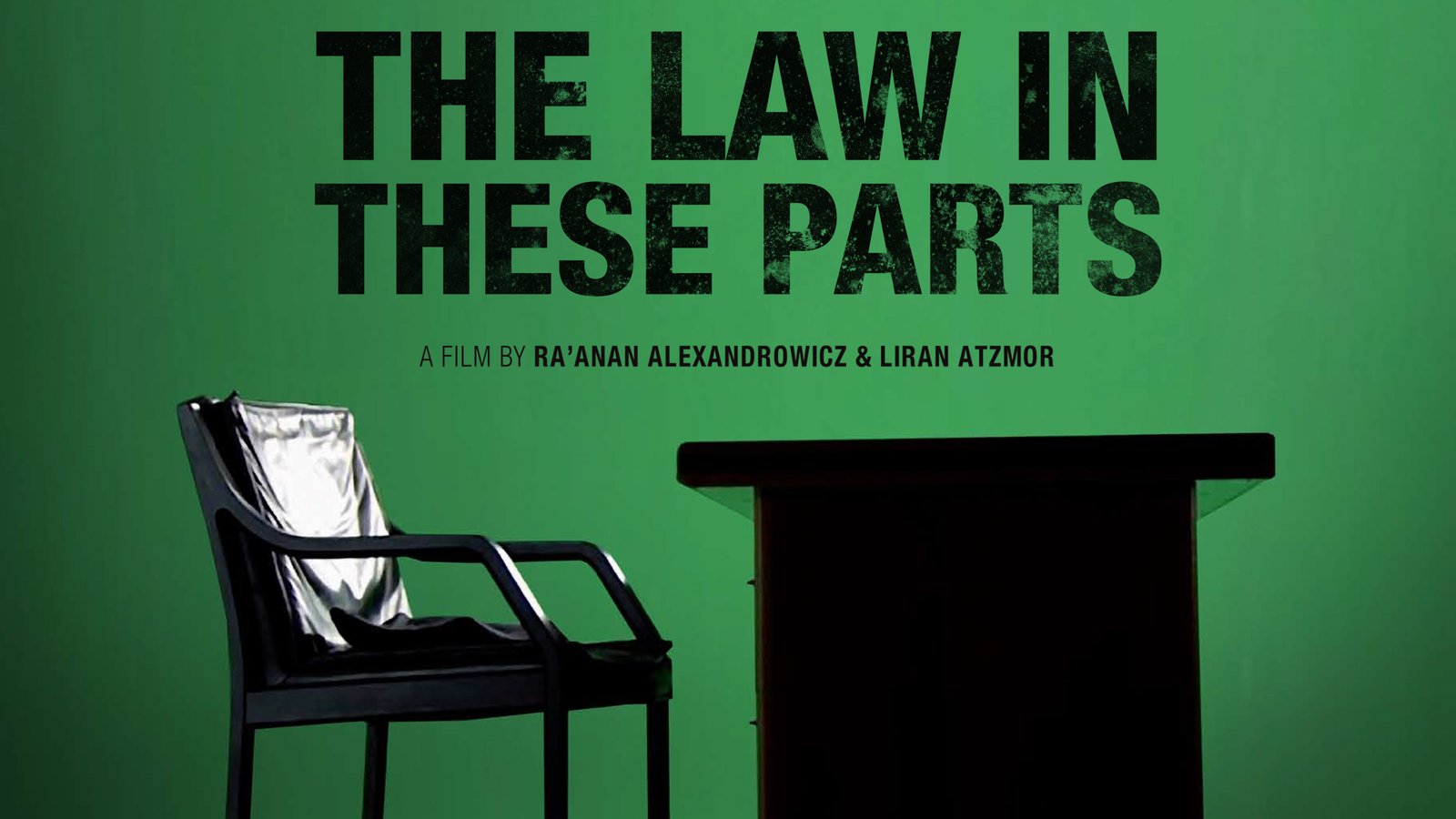 The Law in These Parts - Investigating the Israeli Legal System Governing Palestinian Territories