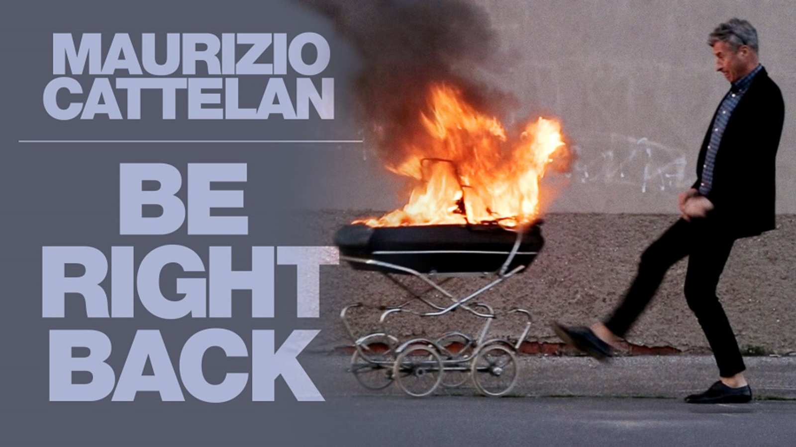 Maurizio Cattelan Be Right Back Kanopy