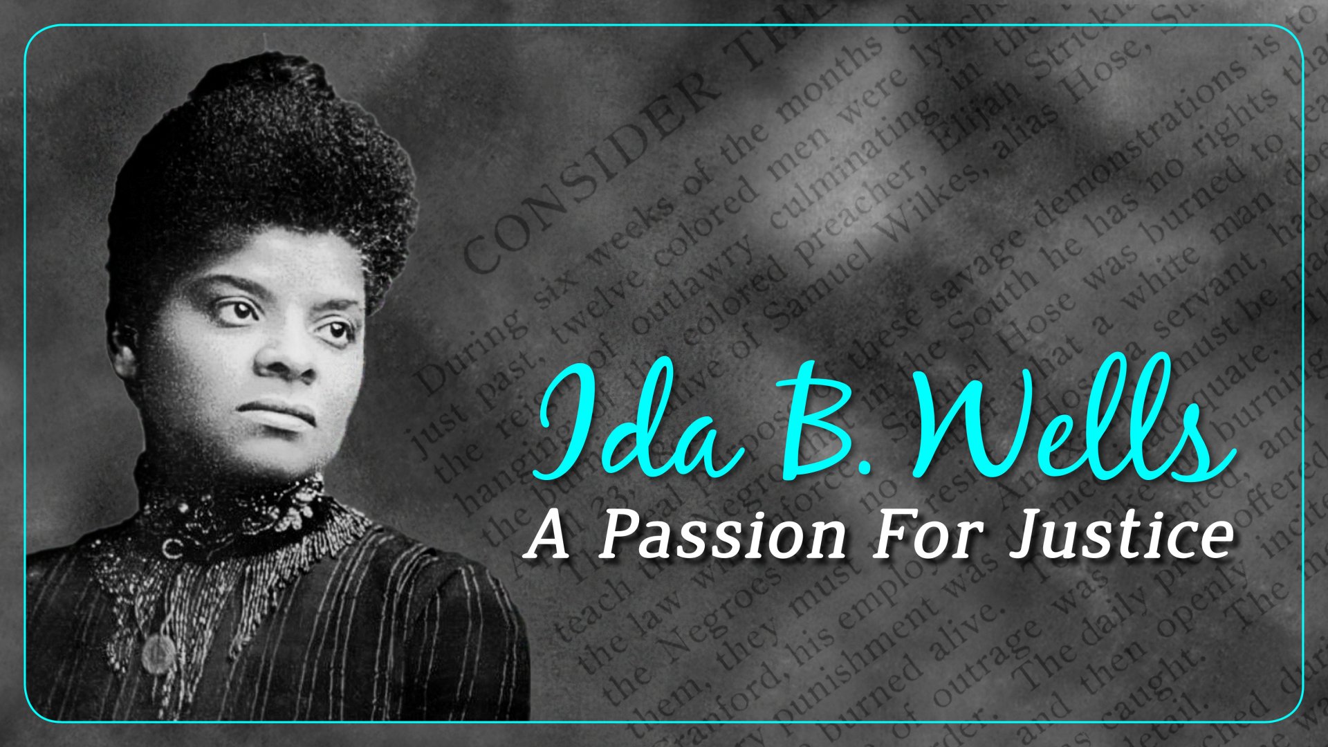 Image result for ida b. wells a passion for justice